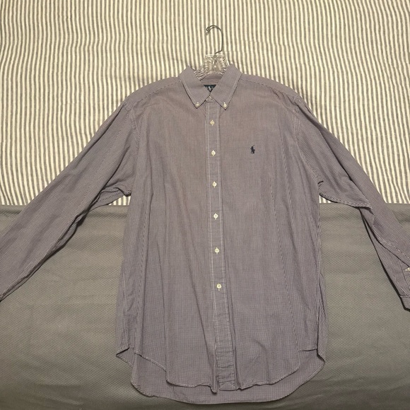 Ralph Lauren Other - Ralph Lauren Men's Slim Striped Button-Down Shirt in Navy and White